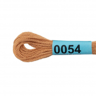 Нитки для вышивания Gamma мулине (0001-0206) 100% хлопок 24 x 8 м цв.0054 песочный