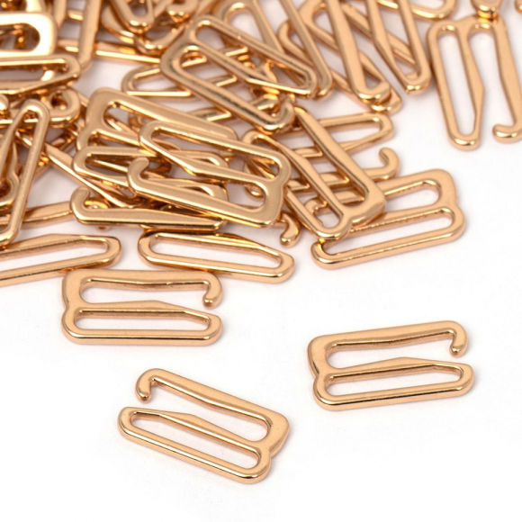 Крючок для бюстгальтера металл TBY-915 15мм, цв.золото, уп.1000шт Крючок для бюстгальтера металл TBY-915 15мм, цв.золото, уп.1000шт