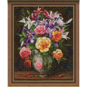 Набор для изготовления картин АЛМАЗНАЯ ЖИВОПИСЬ арт.АЖ.1744 «Розы и лилии» 40х50 см