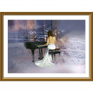 Набор для вышивания мулине НОВА СЛОБОДА арт.СР3259 Мелодия 49х33 см