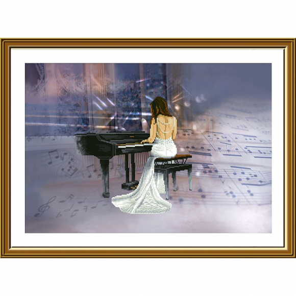 Набор для вышивания мулине НОВА СЛОБОДА арт.СР3259 Мелодия 49х33 см