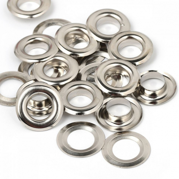 Люверсы сталь New Star №28 (? 13мм, h 7,8мм) цв.никель уп.50шт