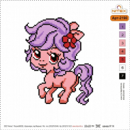 Набор для вышивания мулине НИТЕКС арт.2190 22х22 см