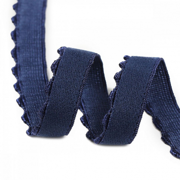 Резинка  TBY бельевая (отделочная) арт.ЕТ-1 12мм цв.S919 синий сапфир уп.50 м