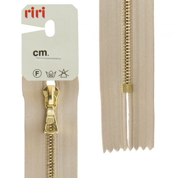 29226_Молния металл, Gold, неразъёмная, на атласной тесьме, 4 мм, 16 см, цвет 2230, бежевый 29226_Молния металл, Gold, неразъёмная, на атласной тесьме, 4 мм, 16 см, цвет 2230, бежевый