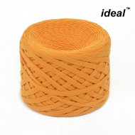 Пряжа Ideal трикотажная 100м, 350-380 г, ширина 7-9мм цв. горчица