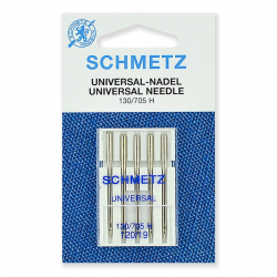 Иглы для бытовых швейных машин Schmetz стандартные 130/705H №120, уп.5 игл