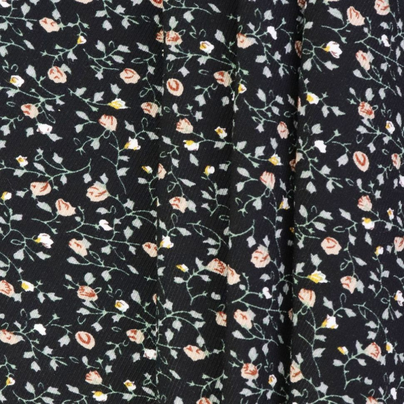 Ткань Твил 150 г/м? 100% вискоза шир.145 см арт.Р.28611.02 цв.02 черный рул.25м Ткань Твил 150 г/м? 100% вискоза шир.145 см арт.Р.28611.02 цв.02 черный рул.25м