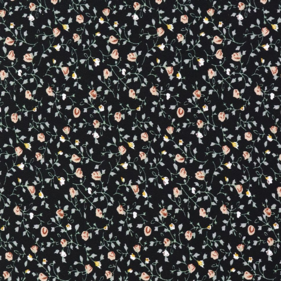 Ткань Твил 150 г/м? 100% вискоза шир.145 см арт.Р.28611.02 цв.02 черный рул.25м Ткань Твил 150 г/м? 100% вискоза шир.145 см арт.Р.28611.02 цв.02 черный рул.25м