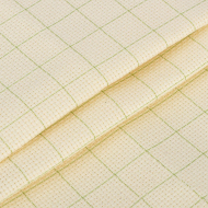 Канва Gamma K04R Aida №14 92% хлопок, 8% терилен 30 x 40 см уп.5 шт цв.кремовый в клетку