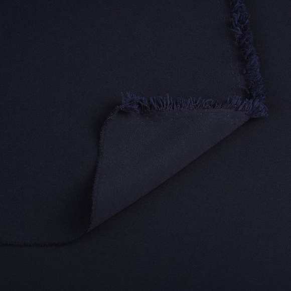 Ткань Креп, арт.5143-36, плот.300г/м,90% ПЭ 10% эластан, шир.150см, цв.36 т.синий,рул.30м