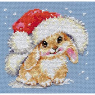 Набор для вышивания АЛИСА арт.0-95 Зимний зайчишка 12х12 см Набор для вышивания АЛИСА арт.0-95 Зимний зайчишка 12х12 см
