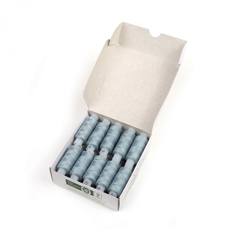 Нитки армированные 45ЛЛ  200 м цв.6102 бл.голубой