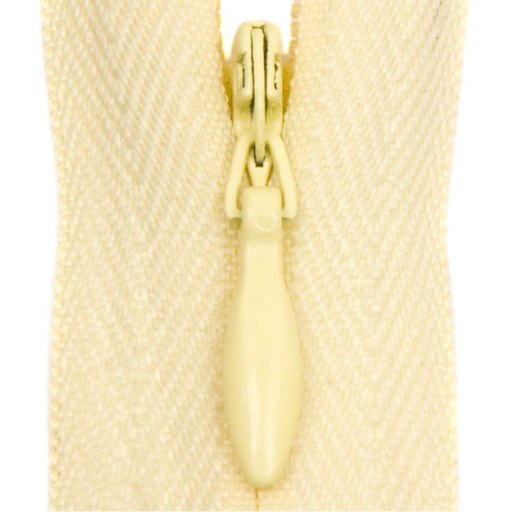 Молния потайная нераз 18см S-802 желтый светлый SBS уп.100шт