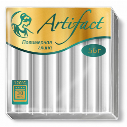 Полимерная глина Артефакт арт.АФ.821233/1811 классический цв.Белый 56 г