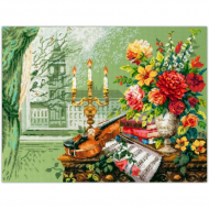 Набор для вышивания ЧУДЕСНАЯ ИГЛА PREMIUM арт.320-559 Музыка Лондона 40х31 см Набор для вышивания ЧУДЕСНАЯ ИГЛА PREMIUM арт.320-559 Музыка Лондона 40х31 см