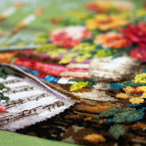 Набор для вышивания ЧУДЕСНАЯ ИГЛА PREMIUM арт.320-559 Музыка Лондона 40х31 см