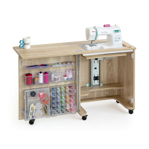 184019_Стол раскладной для швейной машины COMPACT, дуб