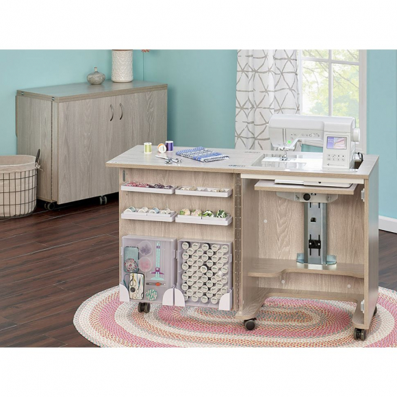 184019_Стол раскладной для швейной машины COMPACT, дуб