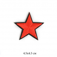 Термоаппликации арт.TBY-2125 Звезда 4,5х4,5см 10 шт
