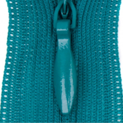 Молния потайная нераз 55см S-877 бирюзовый темный SBS уп.100шт