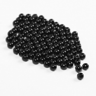 Бусины MAGIC 4 HOBBY круглые перламутр 6мм цв.002 черный уп.50г (483шт)