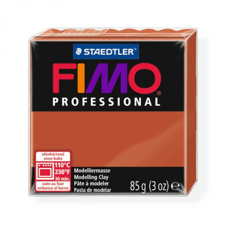 FIMO professional полимерная глина, запекаемая в печке, уп. 85г цв.терракота, арт.8004-74