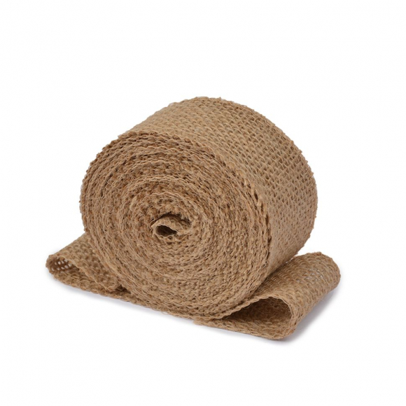 Лента декоративная Мешковина арт.TBY.ML130 шир.40мм уп.5м