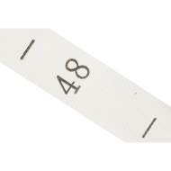 Размерники полиэстер 48 белый 10х25 мм ТВ в рул. 300 шт Размерники полиэстер 48 белый 10х25 мм ТВ в рул. 300 шт