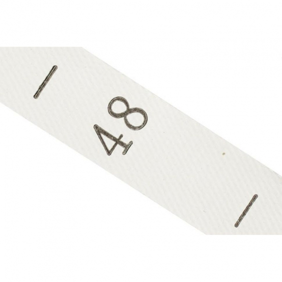 Размерники полиэстер 48 белый 10х25 мм ТВ в рул. 300 шт