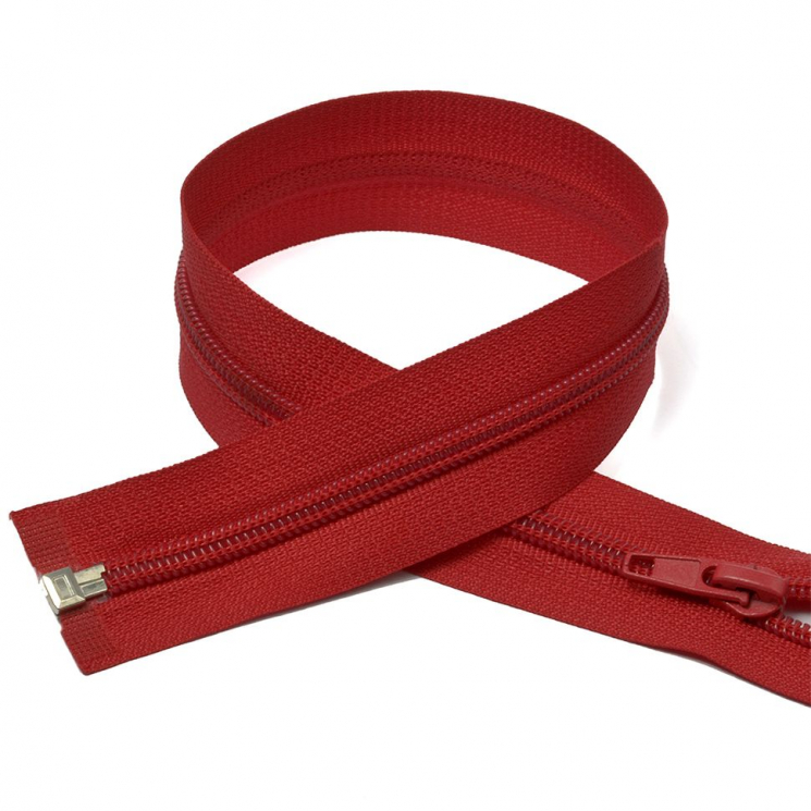 Молния MaxZipper пласт. спираль №5-N 90см цв.F148 красный уп.50шт