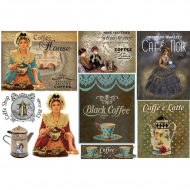 65945_Бумага рисовая "Кофе"