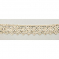 53797_Мерсеризованное хлопковое кружево, 50 мм, цвет небелёный с белым