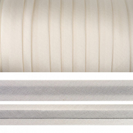 Косая бейка TBY атласная шир.20мм цв.F102 молочный уп.132 м