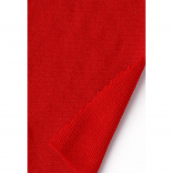 Ткань трикотаж Футер 2х нитка петля 70%пэ 25%вис 5%спан 220г 160см S171 красный рул.35м