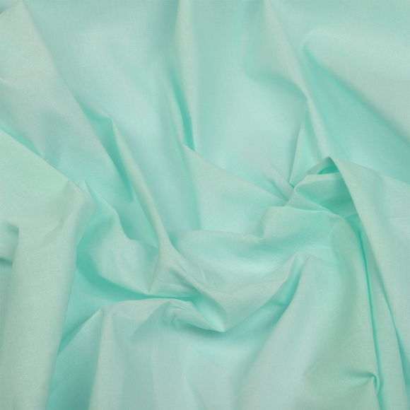 Ткань Батист 72 г/м? 100% хлопок шир.150 см арт.TBY.Bt.47 цв.мятный уп.1м