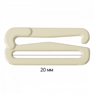 Крючок для бюстгальтера металл ARTA.F.2989 19,7мм, цв.126 бежевый, уп.50шт