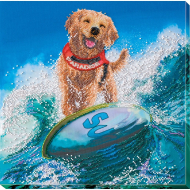 Набор для вышивания бисером АБРИС АРТ арт. AB-631 Море радости 30х32 см