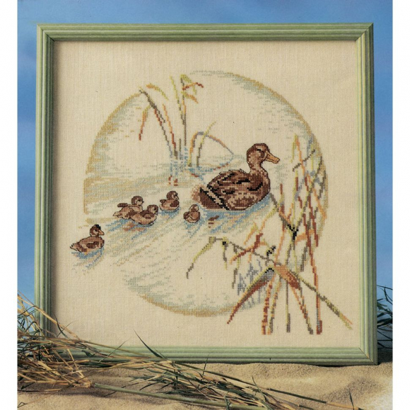 Набор для вышивания OEHLENSCHLAGER арт.22034 Утки 35х35 см