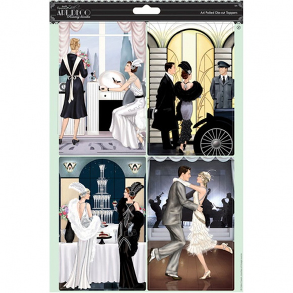 75693_Набор бумаги с высечкой "Потрясающее время" Art Deco 75693_Набор бумаги с высечкой "Потрясающее время" Art Deco