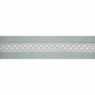 99202_Мерсеризованное хлопковое кружево, 20 мм, цвет белый