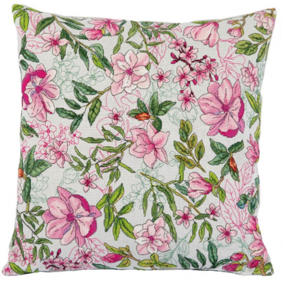 Набор для вышивания PANNA арт. PD-7287 Подушка. Магнолия 40х40 см