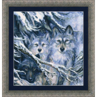 Набор для вышивания KUSTOM KRAFTS арт.JB-007K Сила стаи 35,6х39 см