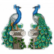 Набор для вышивания ЖАР-ПТИЦА арт.Р-574 Королевский павлин 20х11 см Набор для вышивания ЖАР-ПТИЦА арт.Р-574 Королевский павлин 20х11 см