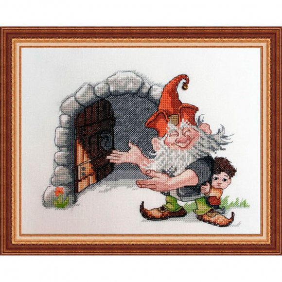 Набор для вышивания NEOCRAFT арт.МН-31 Добро пожаловать! 16х20 см