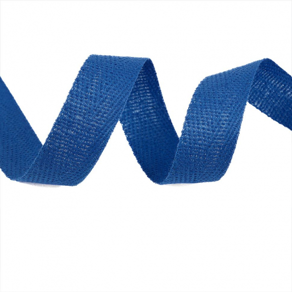Тесьма киперная 17 мм хлопок 1,8г/см арт.12.2С-256К.17.002 цв.василек уп.50м
