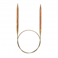 93856_Спицы круговые из оливкового дерева, addiNature №6, 40 см