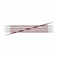 29031 Knit Pro Спицы чулочные для вязания Royale 2,5мм /20см, ламинированная береза, бордовая роза, 5шт
