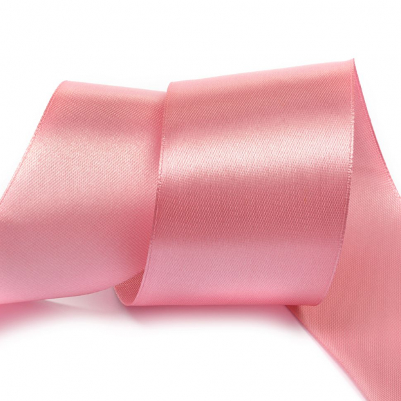 Лента атласная 50мм цв.4149 розовый IDEAL уп.27,4 м