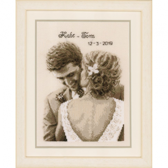 Набор для вышивания VERVACO арт.PN-0174559 Свадебное счастье 35х19 см